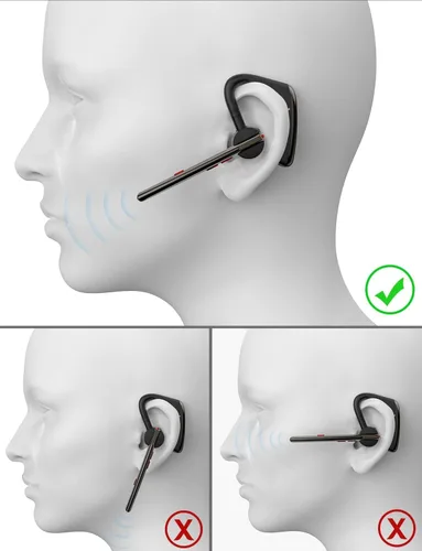 Miniatura 7 de New Bee Auricular Bluetooth V5.2 Auriculares inalámbricos Bluetooth 24 horas de conversación CVC8.0 Dual Mic Cancelación de ruido