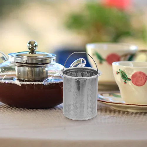 Miniatura 7 de Luxshiny Colador de té de acero inoxidable, paquete de 3 filtros de té de malla fina para ollas de hojas sueltas, tazas, tazas, accesorios de cocina