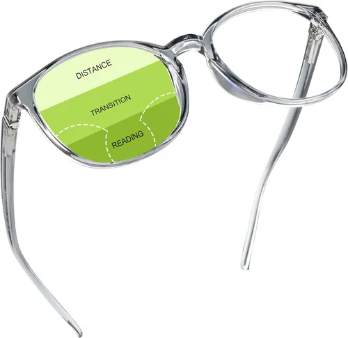 Miniatura 14 de YEIN Gafas presbípicas multifocales progresivas, gafas de sol grises fotocrómicas