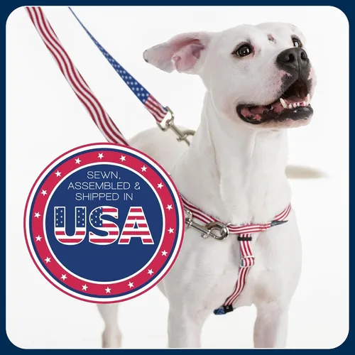 Miniatura 6 de 2 Hounds Design - Arnés para perro (libertad sin tirar), control ajustable, suave y cómodo para pasear perros fácilmente, para perros pequeños, Azul