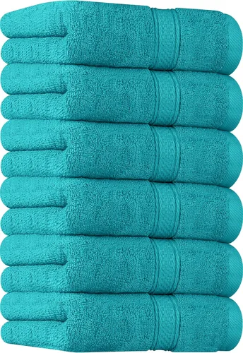 Miniatura 19 de Utopia Towels- Paquete de 6 toallas de mano prémium, 100% algodón hilado en anillo, ultrasuaves y altamente absorbentes, 18 oz/m2 (600 g/m2), 16 x