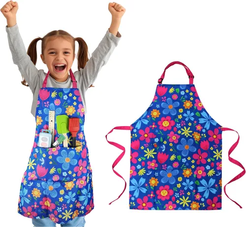 Miniatura 11 de Delantal para niños - cocina, jardinería, artista, pintura, limpieza, horneado, cerámica, chef, cocina, regalo para niños, niñas