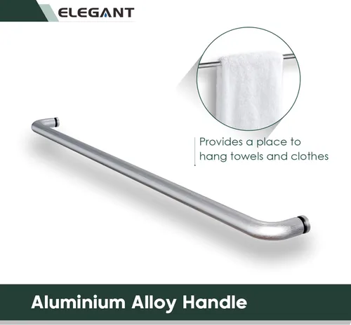 Miniatura 6 de ELEGANT 58.5-60 pulgadas de ancho x 57 3/8 pulgadas de alto, puertas corredizas de vidrio para bañera, puerta de ducha semi-sin marco con vidrio