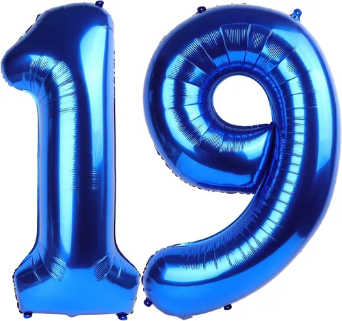 Miniatura 206 de Globo de cumpleaños número 4 dorado de 40 pulgadas, globos gigantes del número cuatro 14 24 34 40 44 2024, globos grandes de lámina de mylar para Oro