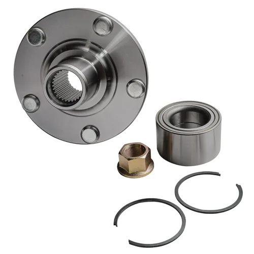 Miniatura 5 de Detroit Axle - Conjunto de cubo de rodamiento de rueda delantera para Nissan Altima 02-06 (3.5L V6)/Maxima 00-08, INFINITI I30 00-01/I35 02-04 5