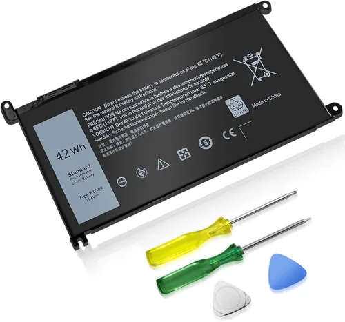 WDX0R - Batería para portátil compatible con Dell Inspiron 13, 14, 15, 7000, 5000, Series 5379, 5567, 5570, 5579, 7378, 7573, 7579, Latitude 3500,