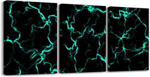 Miniatura 37 de Feelyou Cuadro azul de carreras para pared, 12 x 16 pulgadas, 3 piezas de autos deportivos de velocidad, lienzo para decoración de pared, diseño