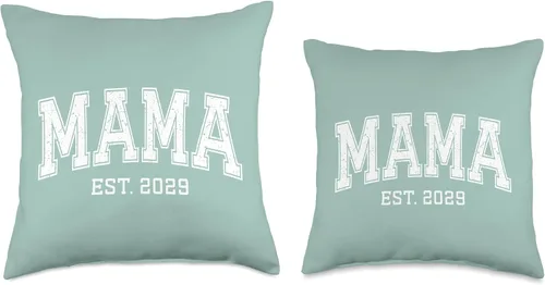 Miniatura 3 de Mama Est 2029 Custom Mom Personalized Mothers Day Customized Throw Pillow