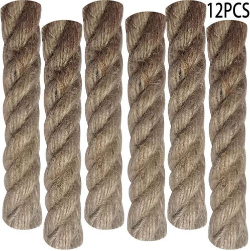 Tinder Rope Natural Tinder Fire Starter Supervivencia Fácil de encender Ficha de fuego para mochileros, senderismo, camping, barbacoas, caza, peces