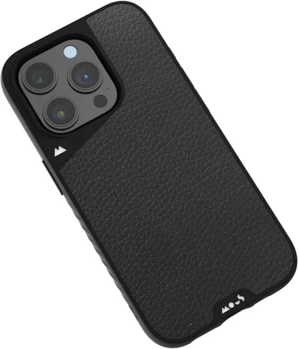 Miniatura 24 de Mous - Funda para iPhone 15 compatible con MagSafe Limitless 5.0, cuero negro, funda protectora para iPhone 15, funda para teléfono a prueba