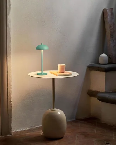 Miniatura 8 de Juego de 2 lámparas de mesa LED inalámbricas pequeñas de 12 pulgadas, lámpara de escritorio portátil impermeable, luces de batería recargable