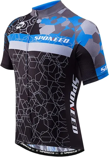 Miniatura 24 de sponeed Conjunto de traje de ciclismo para hombre, camiseta de ciclismo de carretera, pantalones cortos de ciclismo de trianthlon