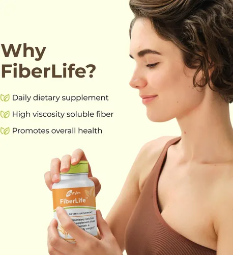 Miniatura 5 de Intra Lifestyles FiberLife Suplemento – Fibra soluble para la salud digestiva y control del apetito con Konjac, goma guar, goma xantana y canela