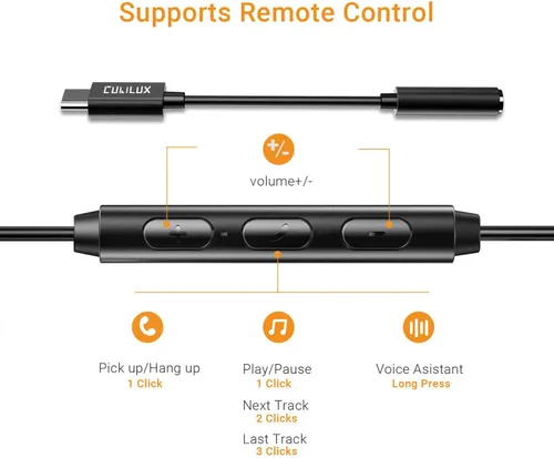 Miniatura 3 de Cubilux Paquete de 2 adaptadores USB C para auriculares compatibles con iPhone 17/16/15, iPad Pro 13/12.9/11, iPad Air 13/11, Pixel 10/9/8/7/6 Pro