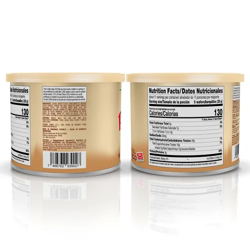 Miniatura 2 de Pirucream Obleas enrolladas con avellana de chocolate, alcalina orgánica 100% cacao, sin grasas trans, conservantes, colorantes o aditivos y sin