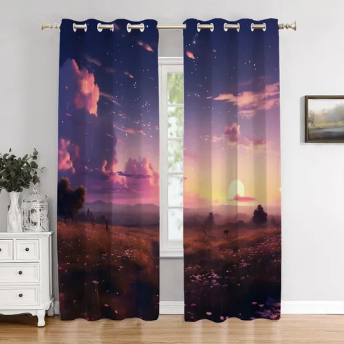 Miniatura 124 de Cortinas opacas de poliéster multicapa para cafetería, con diseño de diamantes, 2 unidades, 26 x 24 pulgadas