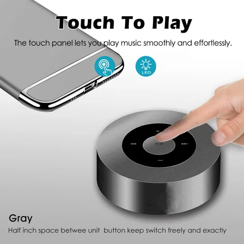 Miniatura 2 de Altavoz Bluetooth LED Smart Touch Play/Altavoces inalámbricos portátiles con sonido HD / 12 horas de reproducción/Bluetooth 5.0 / TF Card Support