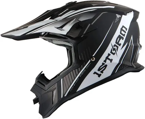 Miniatura 6 de 1Storm - Casco de motocross para adultos BMX MX ATV Dirt Bike Downhill Mountain Bike, estilo de carreras H637
