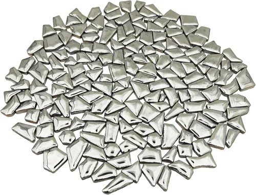 Miniatura 15 de Azulejos de mosaico de cerámica de 7.05 oz para manualidades, azulejos de mosaico de porcelana de 0.2 x 0.8 pulgadas para decoración del hogar