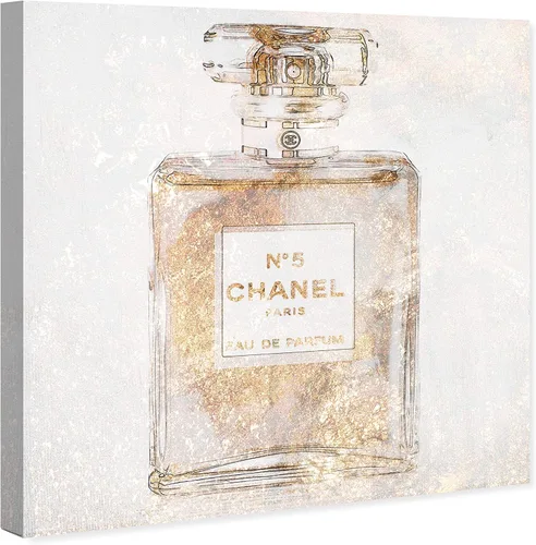 Miniatura 2 de Oliver Gal 'Parfum Glimmer' The Fashion Wall Art Decor Collection Modern Premium - Lienzo impreso 2-Rosa pastel