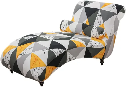 Miniatura 29 de Funda para tumbona sin brazos, funda elástica estampada para sofá reclinable, fundas elásticas para tumbonas para sala de estar, dormitorio, 13