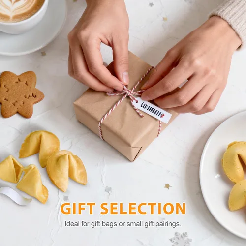 Miniatura 8 de Soeos Fortune Cookies, galletas Fortune envueltas individualmente a granel, aproximadamente 25 galletas, galletas crujientes empaquetadas