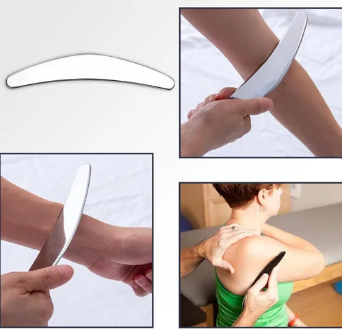 Miniatura 5 de FeelFree Sport Herramienta raspadora muscular 3 en 1, herramienta de raspado Gua Sha, herramienta de masaje de terapia física, movilización
