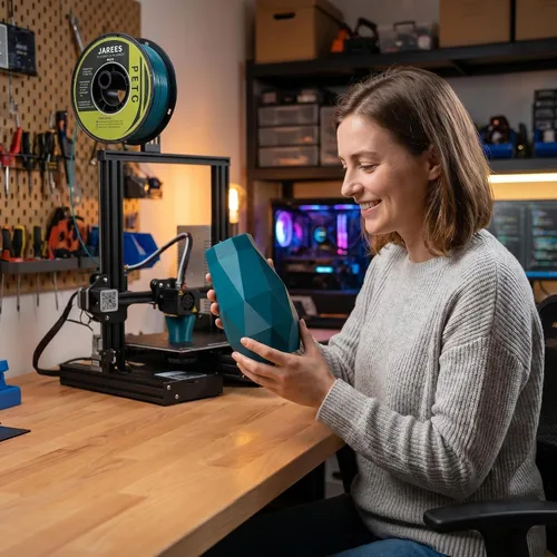 Miniatura 7 de Filamento Petg 1.75, dureza mejorada laguna azul sellada al vacío, carrete de 2.2 lbs, filamento de impresión 3D de alta velocidad, precisión