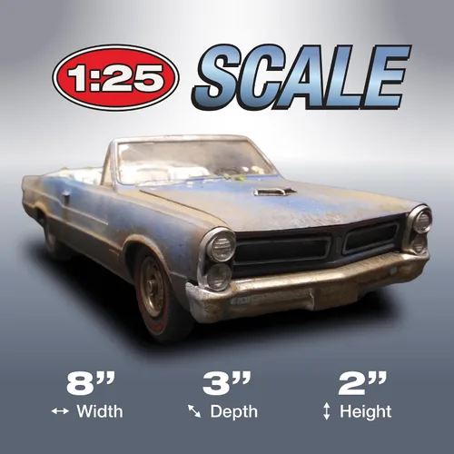 Miniatura 4 de AMT 1965 Pontiac GTO 2T 1/25ª Escala Kit de Modelo, Blanco (AMT1191M)