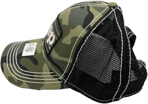 Miniatura 3 de Gorra de malla con diseño de bandera estadounidense de Jeep Camo, Camo