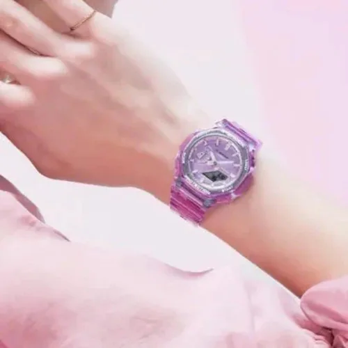 Miniatura 4 de Casio G-Shock Reloj Unisex Rosa GMA-S2100SK-4AER, Rosado, Pulsera