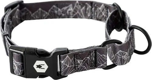 Miniatura 11 de Wolfgang - Collar de perro Martingala resistente con hebilla de nailon de liberación rápida para caminar y entrenar, estampado NewMoon, mediano