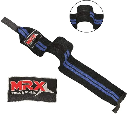 Miniatura 3 de MRX - Muñequeras para levantamiento de pesas, entrenamiento de gimnasio, soporte de muñeca, fisicoculturismo, entrenamiento, envoltura