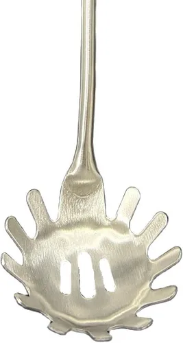 Miniatura 5 de Cuchara de pasta de acero inoxidable 304 ranurado cucharón de espaguetis colador y colador de cocina, utensilios de cocina a prueba de calor