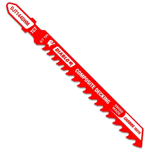 Miniatura 21 de Diablo Hojas de sierra de calar bimetálicas para corte de madera superior e inferior de acabado ultrafino, 4-5/8 pulgadas, 12 TPI, paquete de 5