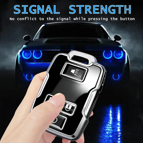 Miniatura 5 de XIYANG TRADE funda para llavero de Chevy con llavero, carcasa de llave de TPU con protección completa compatible con llave remota GMC Chevy Colorado