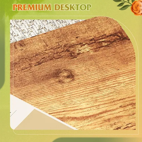 Miniatura 7 de WLIVE Mesa auxiliar para sala de estar, mesa central moderna de 2 niveles de 39 pulgadas con esquinas redondas, estante de almacenamiento, mesa