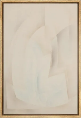 Miniatura 13 de SIGNWIN Lienzo enmarcado para pared, nubes blancas sobre el mar azul marino, pintura al óleo del océano costero, primer plano abstracto, moderno