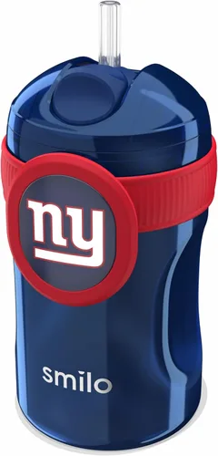Miniatura 14 de Smilo Vaso con popote de Arizona Cardinals con licencia oficial de la NFL, para bebés y niños pequeños, con popote de silicona ponderado y capacidad