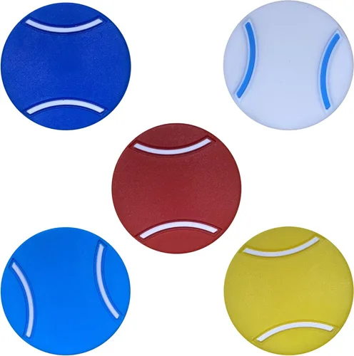 Miniatura 15 de Amortiguador de tenis lindo / divertido paquete de 5 ~ 10 raquetas de tenis amortiguador de vibraciones de silicona suave raqueta de tenis Paquete