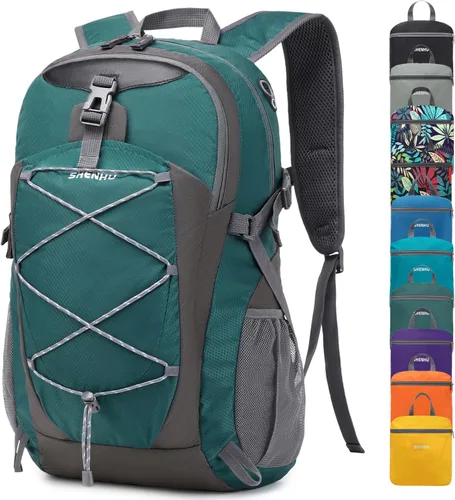 Miniatura 12 de Mochila de senderismo impermeable de 40 L, mochila deportiva al aire libre, mochila de campamento para hombres y mujeres
