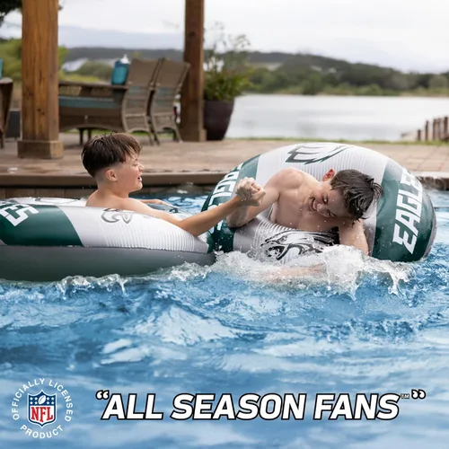 Miniatura 4 de BigMouth - Flotadores inflables para piscina de 36 pulgadas, con licencia oficial de la NFL, tubo interior para adultos y adolescentes