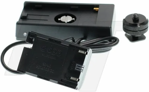 Miniatura 4 de HangTon - Batería falsa LP-E6 completamente decodificada NP-F970 770 Adaptador de placa de montaje 7.4V para cámara réflex digital Canon EOS R5 R6