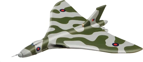 Miniatura 2 de Corgi Diecast Flying Aces Avro Vulcan Miniatura Display Modelo Avión CS90649, Gris y Verde