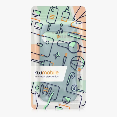 Miniatura 772 de kwmobile Funda Compatible con Google Pixel 6 Pro - Funda de teléfono de silicona TPU con acabado suave - Azul Arrecife