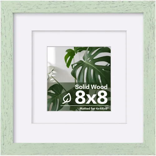Miniatura 31 de Egofine - Portarretratos de 4 x 6 pulgadas, de madera maciza con plexiglás, para fotos de 3.5 x 5 con paspartú o de 4 x 6 sin paspartú, para colocar
