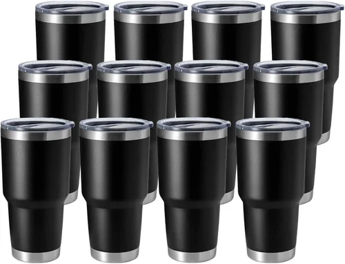 Miniatura 41 de Hasle Outfitters - Vaso de acero inoxidable de 30 onzas, taza de viaje con aislamiento al vacío de doble pared, taza de café aislada duradera, juego