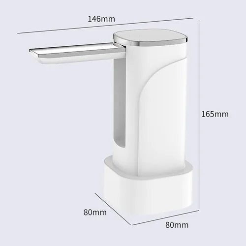 Miniatura 4 de Bomba de agua, dispensador de agua plegable, dispensador de cubo de agua de bombeo rápido, bomba de botella de agua con cable de carga USB para agua
