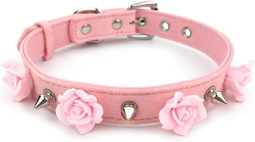 Miniatura 7 de Destiny Love Gargantilla hecha a mano con flor de rosa, collar de terciopelo con caja para mujeres y hombres