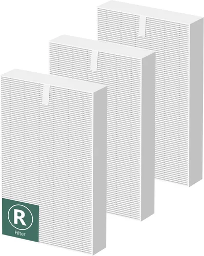 HPA300 Filtro de purificador de aire R de repuesto para purificador de aire Honeywell Serie HPA 100/200/300 y 5000, paquete de 3 filtros principales